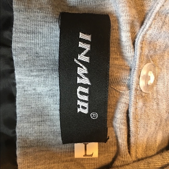 Faux leather sweatshirt / jacket - Picture 3 of 4